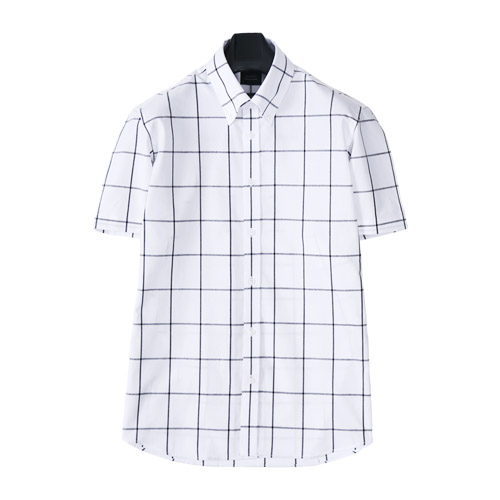 934 Window pane white shirt