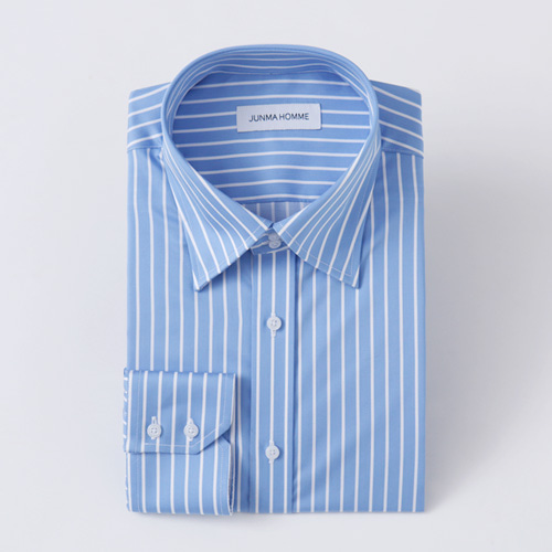 3854 sharp blue stripe shirts