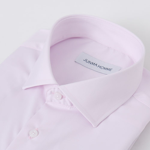 942-F 버니쉬 스판덱스 핑크 드레스 맞춤셔츠