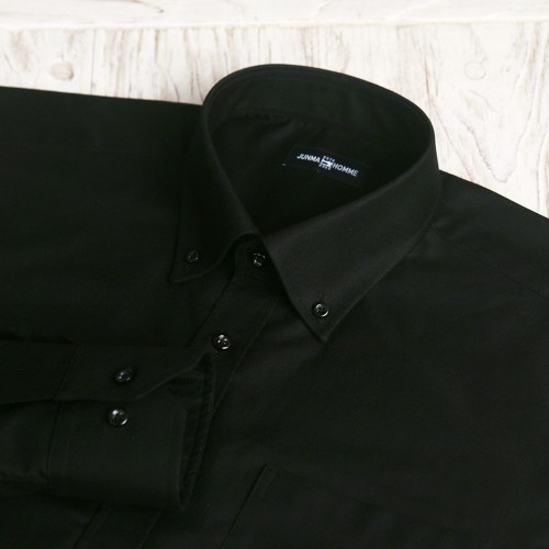 3795-A 워싱 옥스포드 블랙 캐주얼 맞춤셔츠